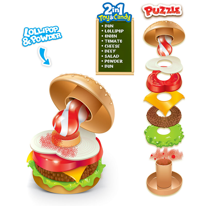 BIG BURGER PUZZLE - 21g (singolo)