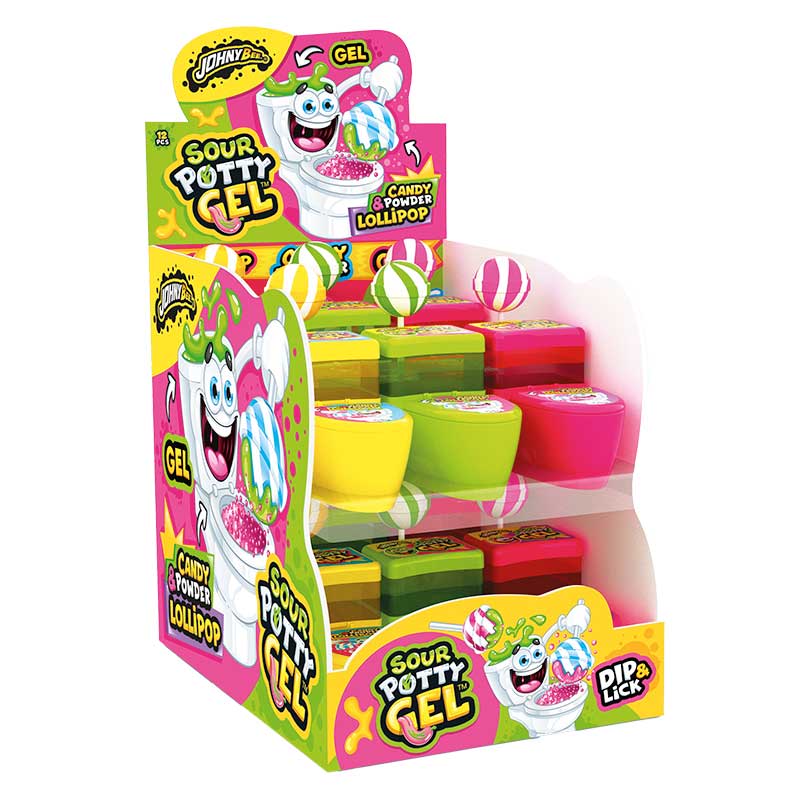 SOUR POTTY GEL LOLLIPOP - 51 g (singolo)
