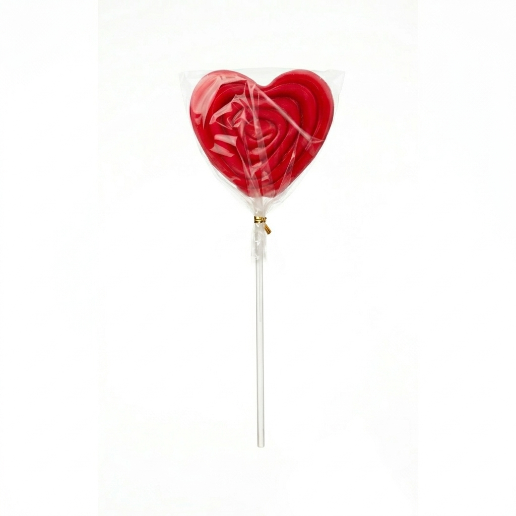 Lollipop Lecca Lecca Cuore Rosso - 60g