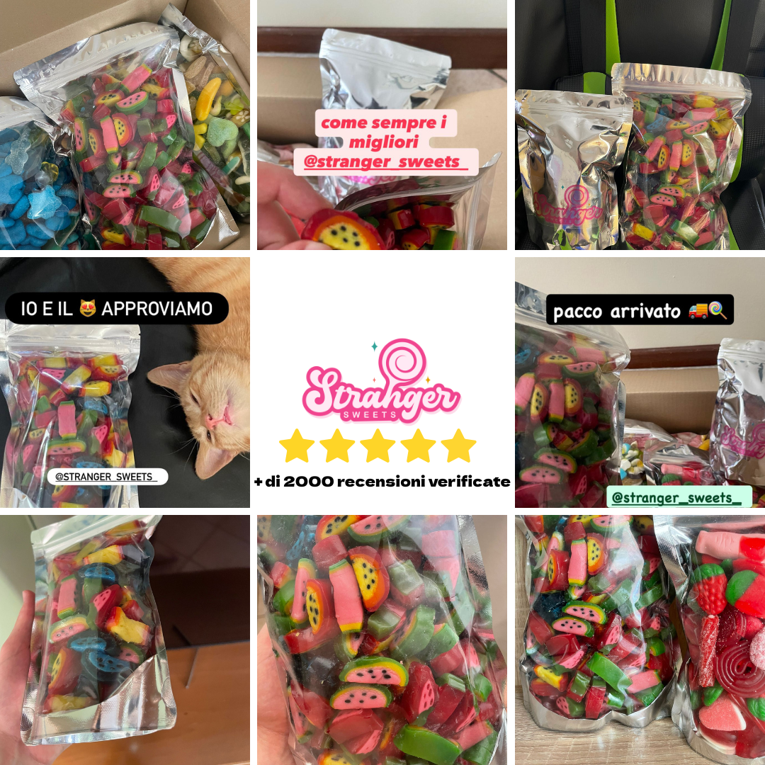 Stranger Sweets recensioni clienti verificate - testimonianze caramelle gommose 5 stelle